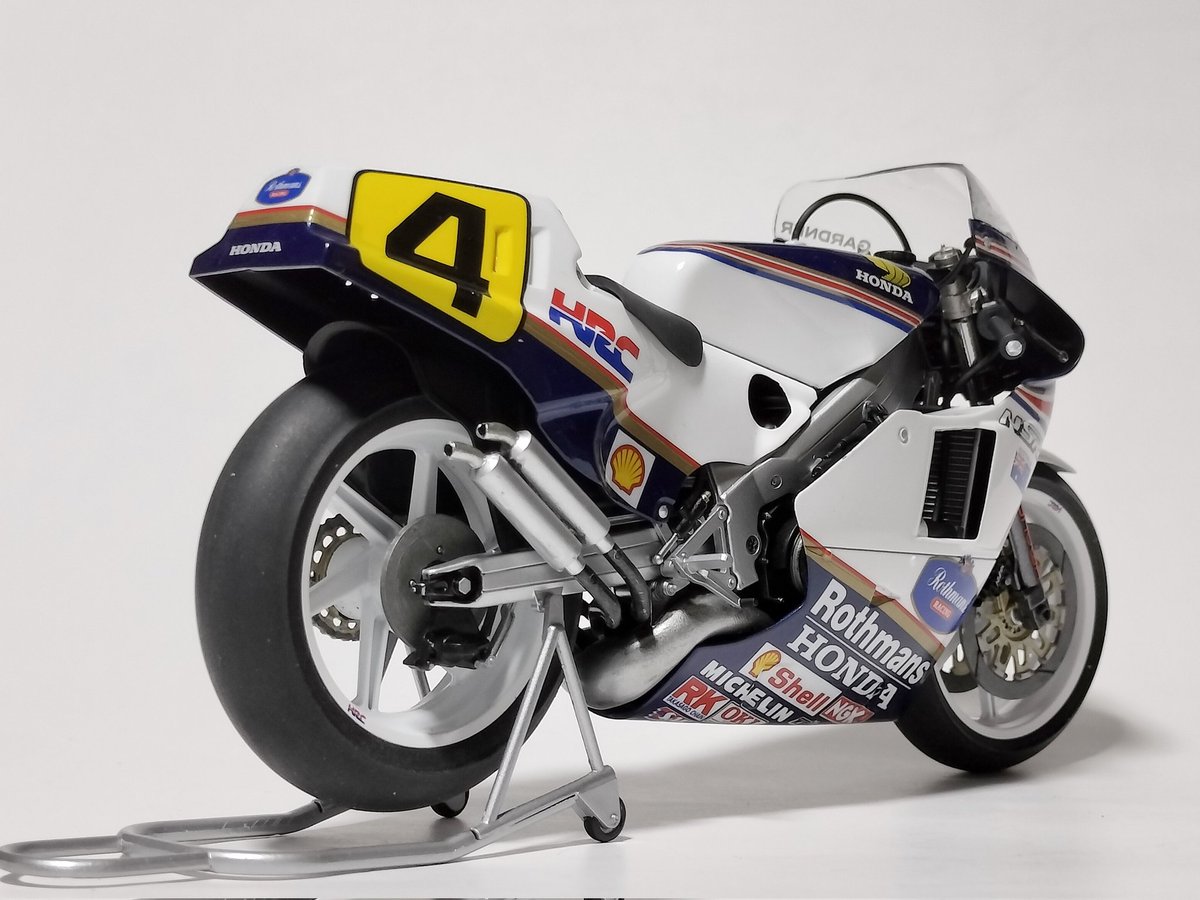 keizzo_RF's tweet photo. タミヤ、NSR500。
デカールは社外品。 https://t.co/PAo1EPOOVE