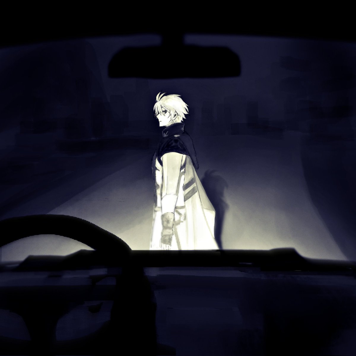delimatahari's tweet image. deer in the headlights #phainon