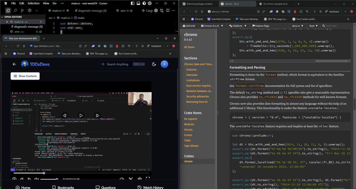 FrostbytHitsuG's tweet image. Going full throttle with #Web3 #RustLang #100xDevs