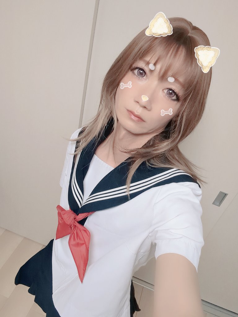 u_t_a___'s tweet photo. #女装
#女装男子は自撮りを上げろ 
#女装男子はパンツを見せろ 
#セーラー服
初心にかえって！ https://t.co/Mc4DKaMfM3