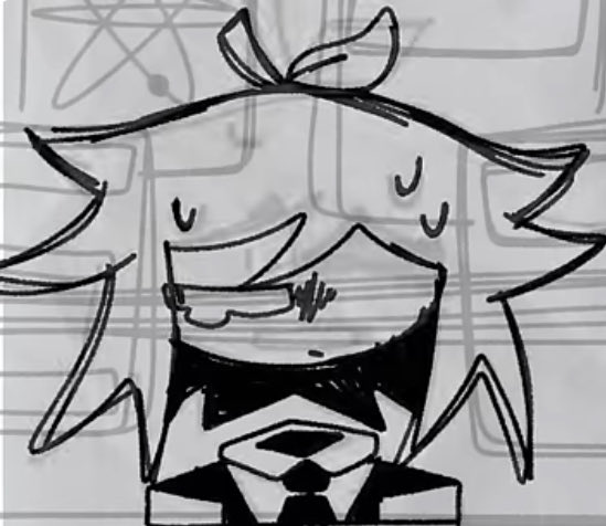 DISEASEDAPPLE's tweet image. " B-But then! People wouldn't glance at me! "

" But this ... "

[ Shaking a pitcher, but it's kinda heavy so  he just ... held it, and put it back down. ]

" .. I think it's a g-good idea ... "