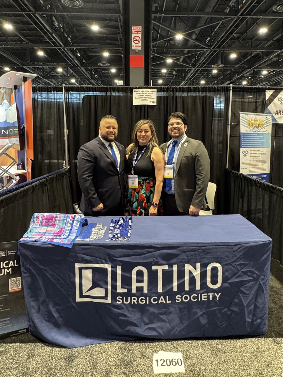 Connect with your Latino Surgical Society &amp; partners AOSA, AWS, NASS, SAAS &amp; SBAS
Booth # 12060
#ACSCC2025 #ACSCC25 #LSSatACS