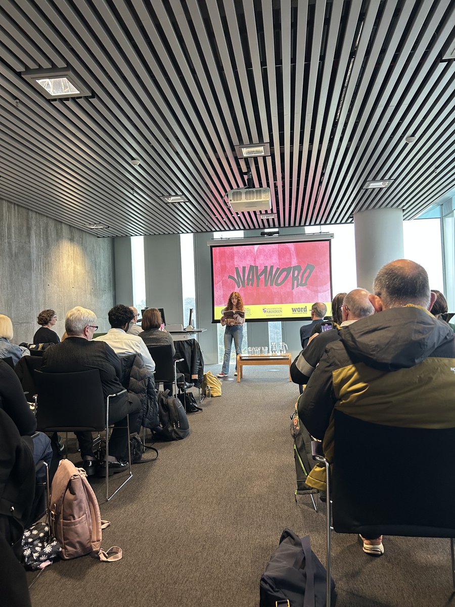 Those of you in attendance on Wednesday's Way WORD Festival event, "Spotlighting North East Magazines", will agree it was a fantastic celebration of Scottish and Irish prose and poetry. 

Read more about the event in a blog post to follow.