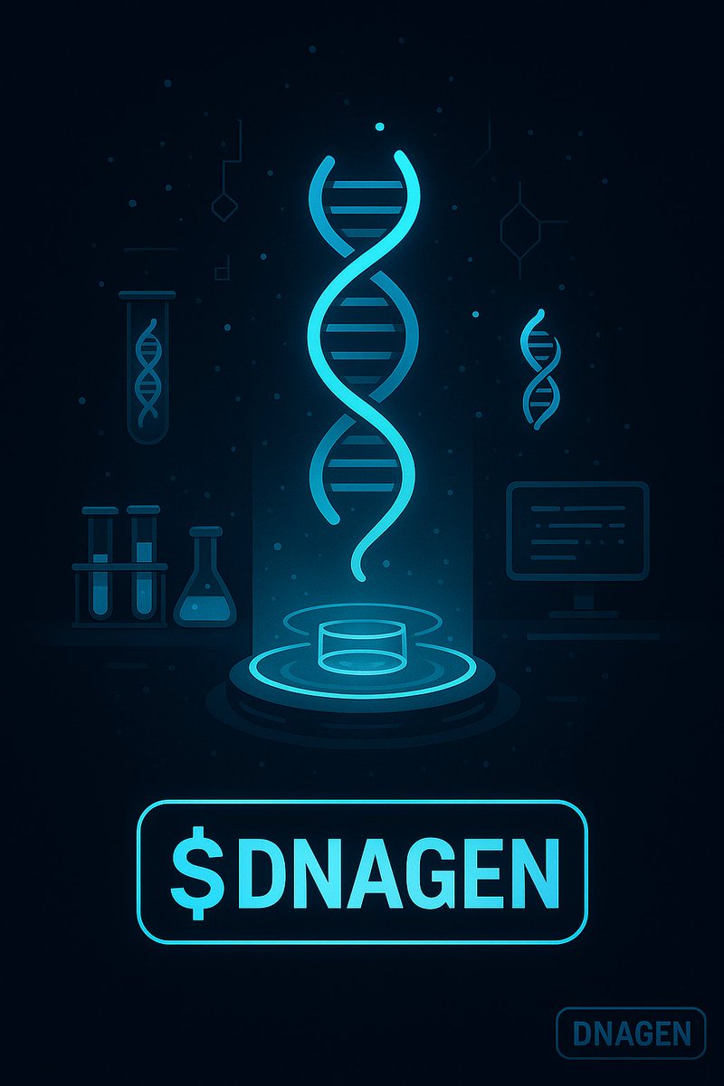 DnaGenCoin's tweet image. 🧬 Welcome to the DNAGEN Community 🧬

You’ve just entered the next stage of human evolution.
Here, we don’t just mine coins — we decode destiny.
🚀 Stay active, join the contests, and follow every update — because the ones who stay early will soon hold the real codes.

👉 Make…
