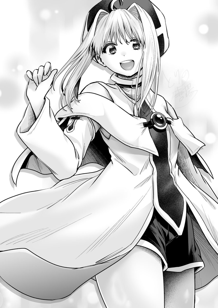 #画力ビフォーアフター
◀︎中学生  2025年▶︎

中学時代の友人から面白くもありがたいリクエストをもらって、小学生の頃に生まれた創作娘を超久々に描いた…!
中2全開の時はめっちゃファンタジーもの描こうとしてたなぁという思い出 