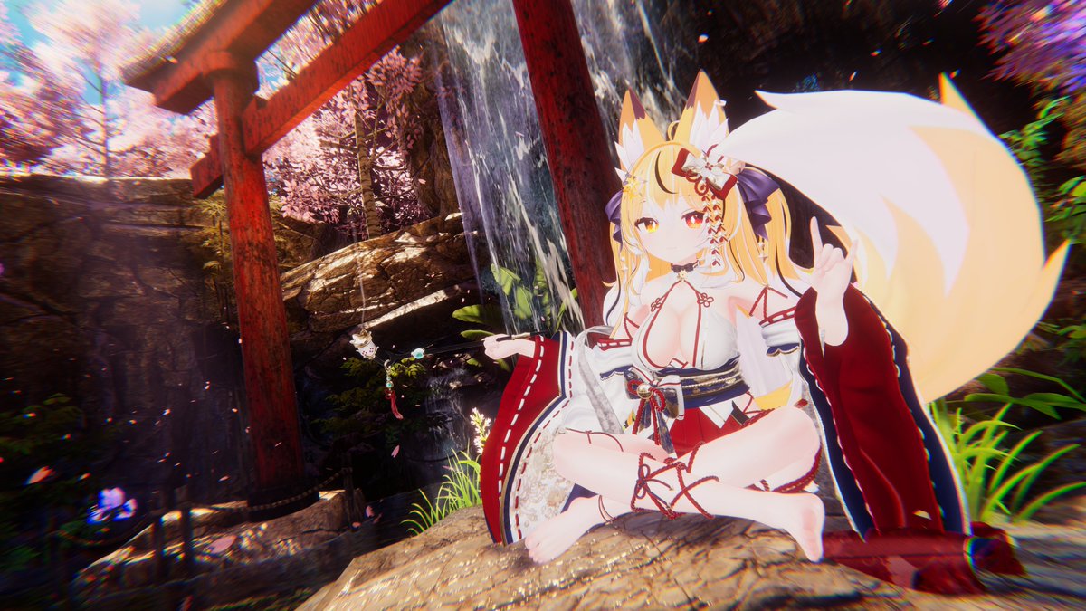 starfland's tweet image. #天狐の日だしTLを狐で埋める
天狐のしっぽをつかまえちゃったwもふもふ〜