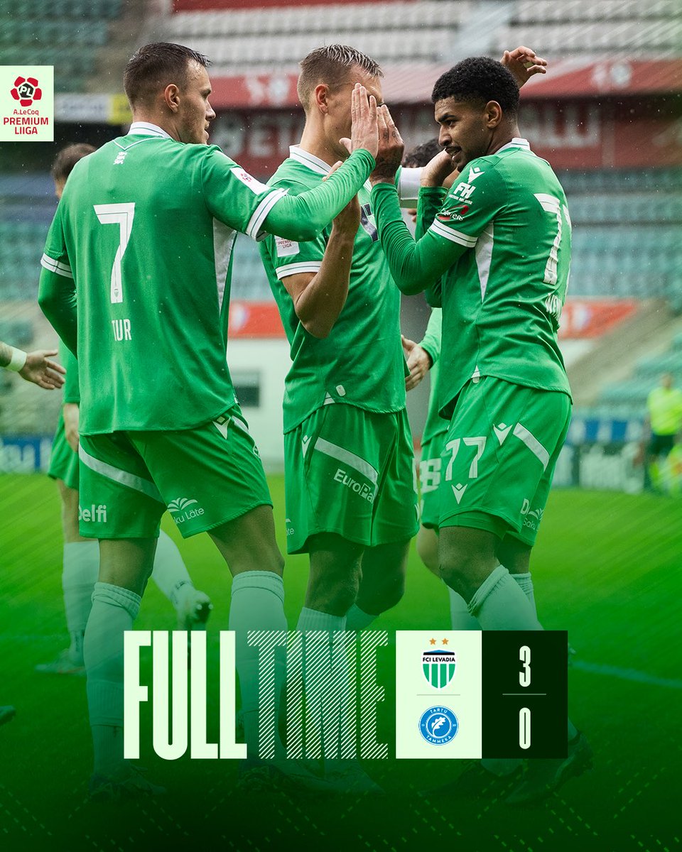 ➕3️⃣ points before National Team break!
⚽️ 15’ 44’ Wendell
⚽️ 56’ Ainsalu

#fcilevadia
