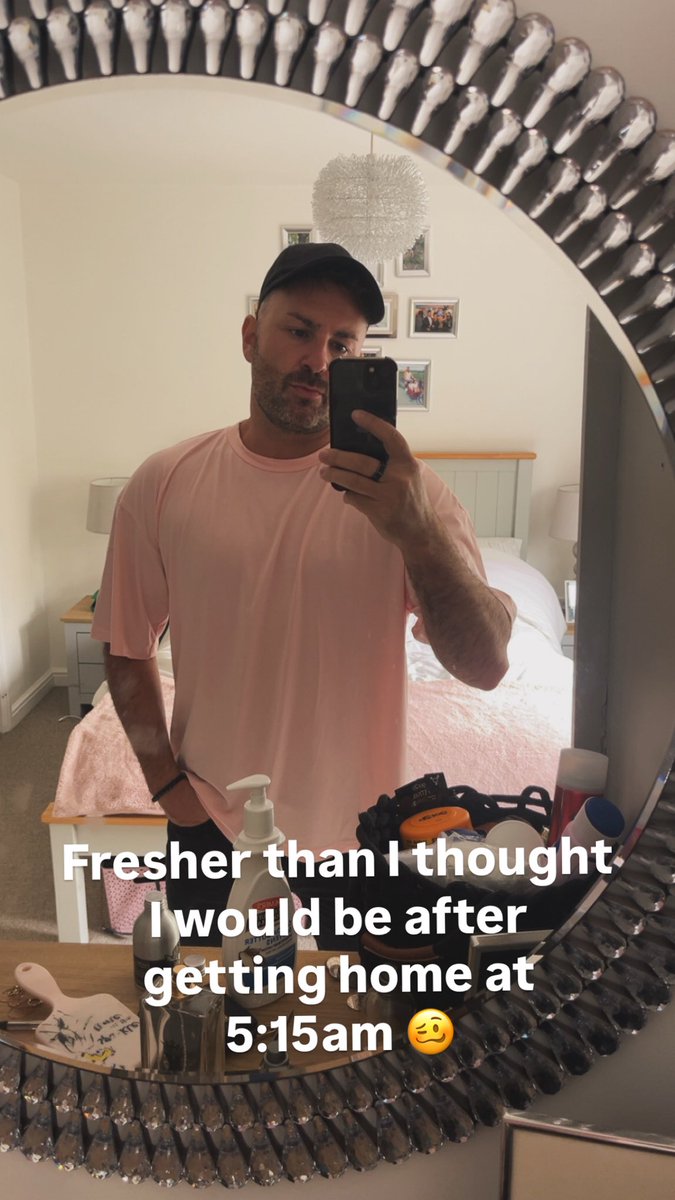 Fresher than I deserve to be after a 5:15am finish 🥴 #SuperSunday