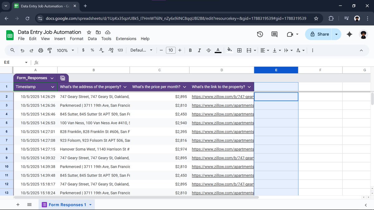 bluedev_py's tweet image. Day 53/100 – Intermediate+
> Web Scraping Capstone – Data Entry Job Automation
> Built a bot that scrapes data from a website and auto fills it into a Google Form using BeautifulSoup and Selenium WebDriver
#100DaysOfCode
#pythonprogramming
#pythononlinetraining