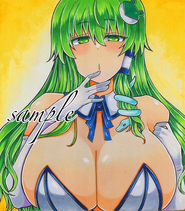 💚早苗&amp;諏訪子💜(紅楼夢色紙) 