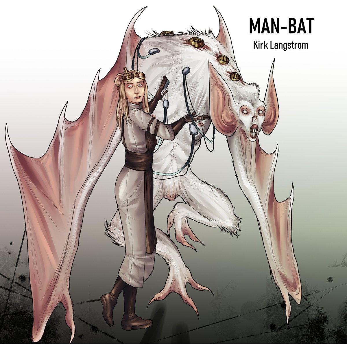 The_Luckyest's tweet photo. EVERY DAY A DC SUPER-VILLAIN       
 Day 5: Man-Bat

 #Villaintober #Earth7DC https://t.co/AFfUeTDFlP