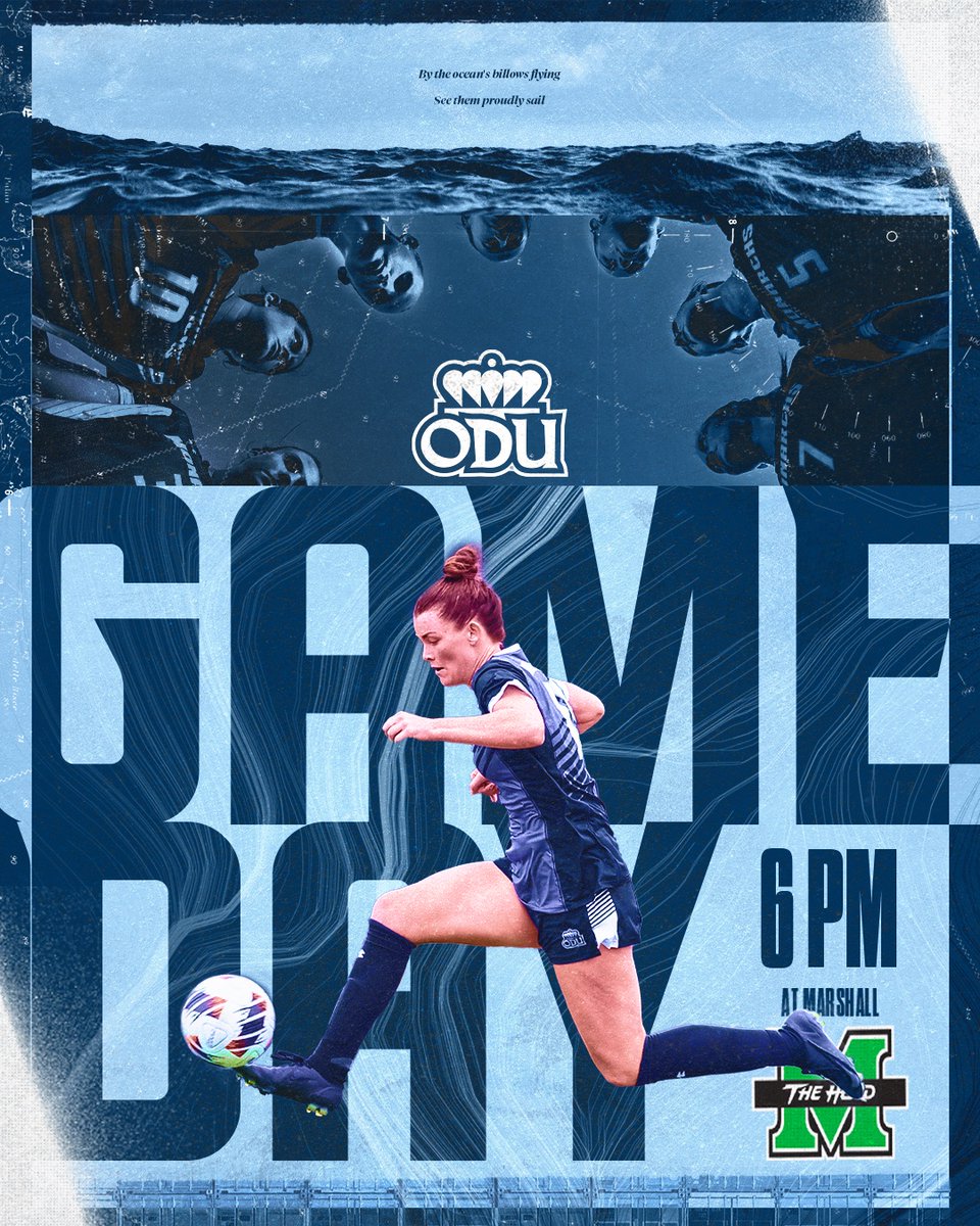ODUWomensSoccer's tweet image. On the road to meet the Thundering Herd 💪

🆚 Marshall
📍 Huntington, W.V.
🏟️ Hoops Family Field
⏰ 6 p.m.
📊 tinyurl.com/cvcd2x6a
📺 tinyurl.com/2ck73dwp

#ODUSports | #ReignOn | #Monarchs