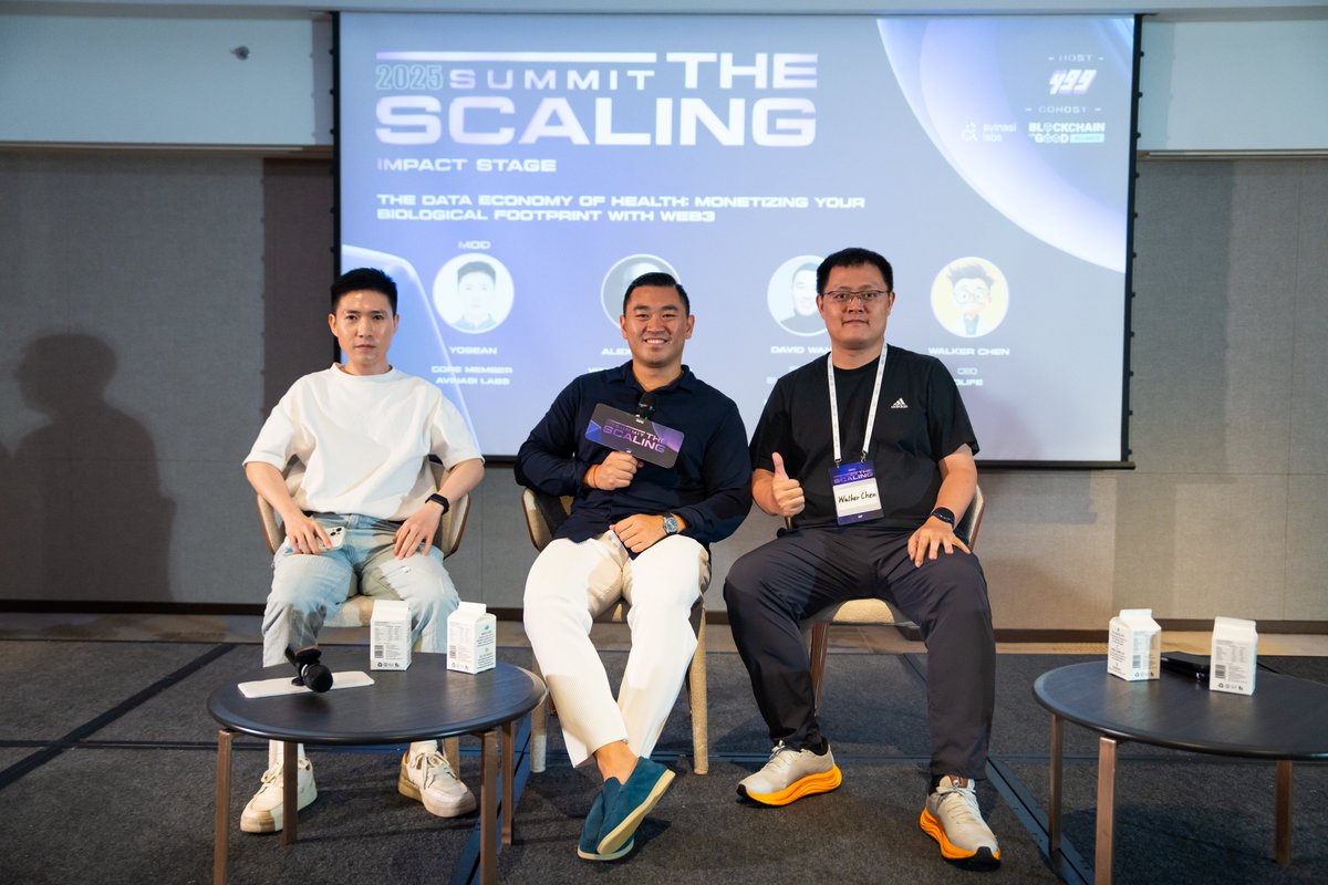 499_DAO's tweet image. 🎬 Recap of the trailblazing panel &quot;The Data Economy of Health: Monetizing Your Biological Footprint with Web3&quot; presented at The Scaling Summit @TOKEN2049 Singapore

🏛 Hosted by:
YoSean @ywang01, Core Member, @avinasilabs 

🎤 Featuring:
David Wang, Serial Entrepreneur,…