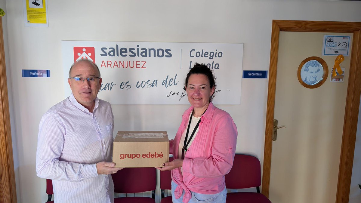 salesloyola's tweet image. ¡Nuestra compañera Rosa ha sido premiada por EDEBÉ!

Nuestro claustro está en constante formación y, después de participar con #edebe una formación sobre el Plan Lector, Rosa ha resultado galardonada con 9 libros que aumentan la oferta de la biblioteca de nuestro centro