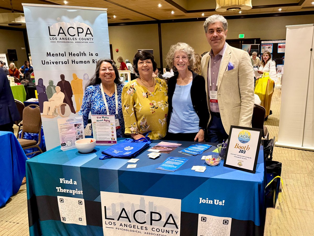 At the Golden Future 50+ Expo with <a href="/LACPApsych/">Los Angeles County Psychological Association</a>.  Presented on “Improving Sleep Through Psychology and Lifestyle” highlighting how #MentalHealth  plays a crucial role in healthy aging. It’s inspiring to be part of a community dedicated to supporting the well-being of older adults.