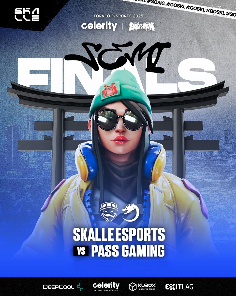 Skalle_ec's tweet photo. ⛩️ Matchday vs @PassGaming_ ⛩️

Semifinal - Torneo @PuntonetEcuador x @BudokanEC 🏆

En vivo por https://t.co/lSiUMvfYhB 📺

Nos vemos en el chat con un #GoSKL 👀

#Celerity #Budokan #Valorant #eSports #Ecuador https://t.co/CmgL0C7LM8