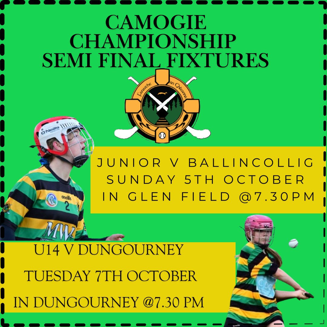 Our Juniors play the Championship Semi Final tonight so head down to the pitch and  support them
💚🖤💛