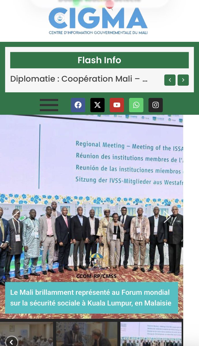 Cigma Face #AESinfo | #Mali 🇲🇱 CIGMA : Un nouveau site web pour mieux informer les ...