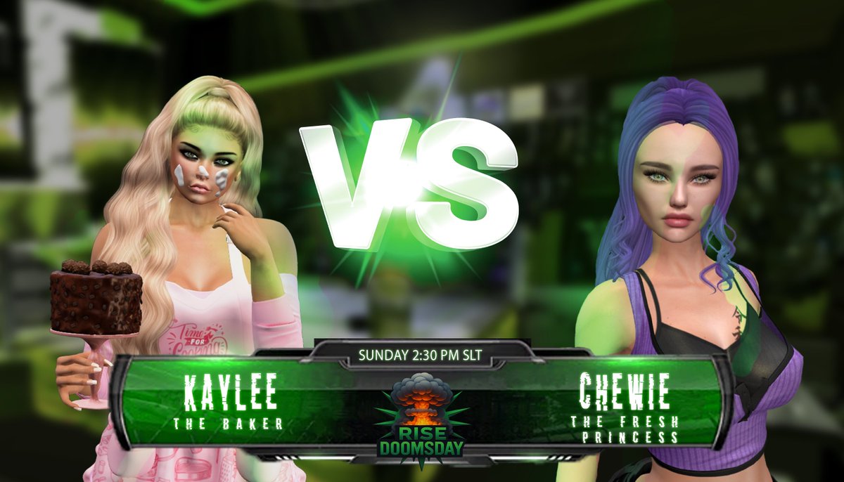 Show today at 2.30 P SLT at maps.secondlife.com/secondlife/Pre… 

Match 1: Kaylee the Baker vs Chewie – The sweet but tough baker squares off against the dazzling dancer in a clash of contrasting styles.

Hope u will come suppport ur little baker. <a href="/PWrestling2019/">Premier Wrestling</a> #SecondLife