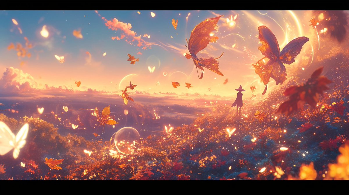 BitMusicWorld's tweet image. 季節の流れに身を委ね
#AIイラスト︎