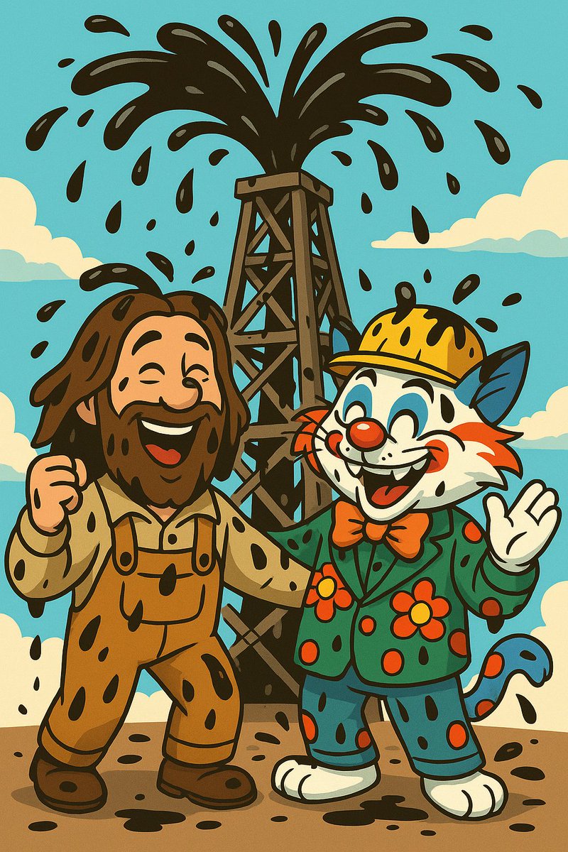 Clown Cats have shown generosity to the ⛽️GasGod community by returning the favor of locking 500k $GG tokens. That's some numbers🙌🏾 and we appreciate you🙏🏾.

This is what the <a href="/Tontastic4/">T4</a> narrative stands for, brother support brother🫡.

UpTONbEr has just begun🚀