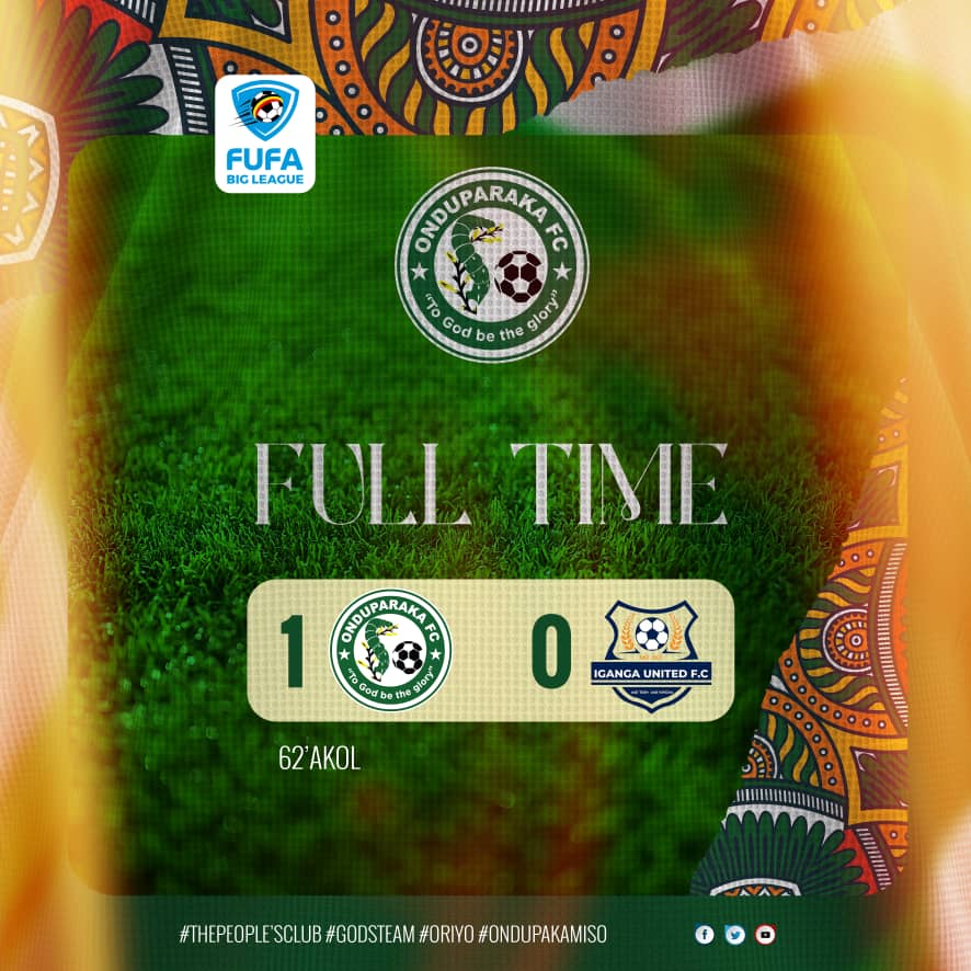 OnduparakaFC1's tweet photo. FULL-TIME | π’π‘ | #ONDUIGU | #MD2
A well-deserved home victory with Solid performance, three points, and a clean sheet to match!
#AMAONDUPARAKA | #PAKAMISO | #GODSTEAM https://t.co/VQjy8L1VN7
