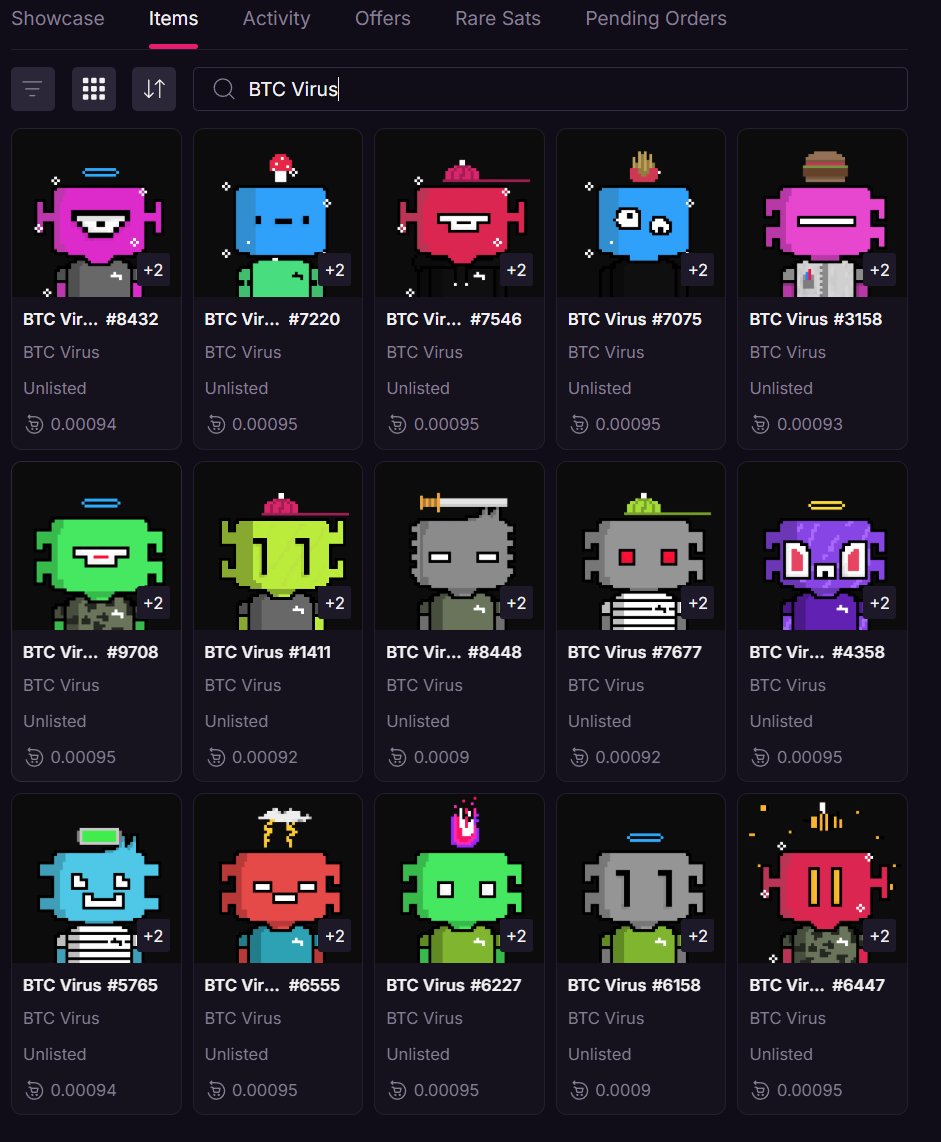 If you see the BTC Virus going down today it’s because I bought a few more yesterday. 
That’s usually what happens when I buy something 🤣🤣

But once infected you can’t stop, if you send them lower I’ll get more 😎

<a href="/btcordinal/">BTC MACHINE🤖 - BTC VIRUS🦠</a> can not be stopped now!
#spreadthevirus