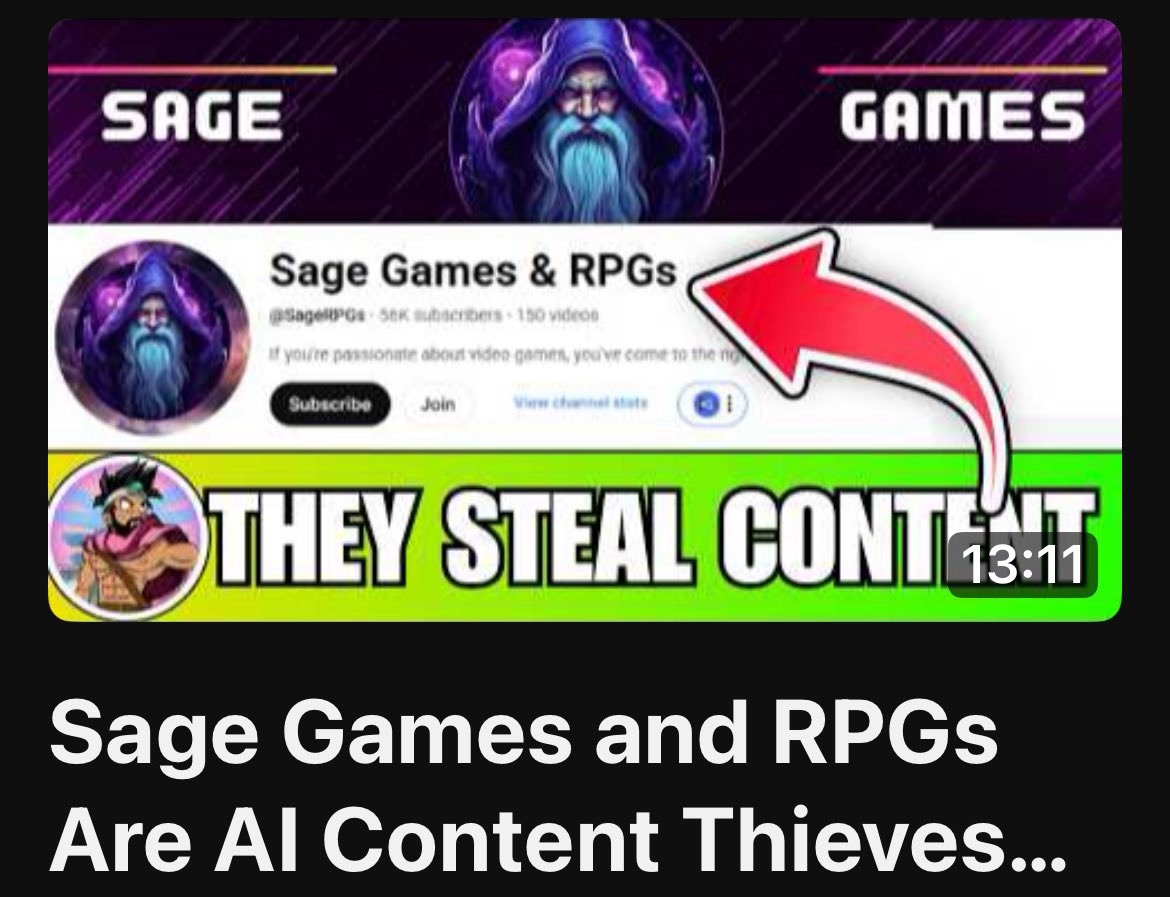 I really don't like making videos like this, but it has to do done. If we don't stand up to the plague of AI it's only going to get worse, especially because <a href="/TeamYouTube/">TeamYouTube</a> doesn't do anything about it. It's blatant stolen content, blatant AI slop, blatant misinformation and it has