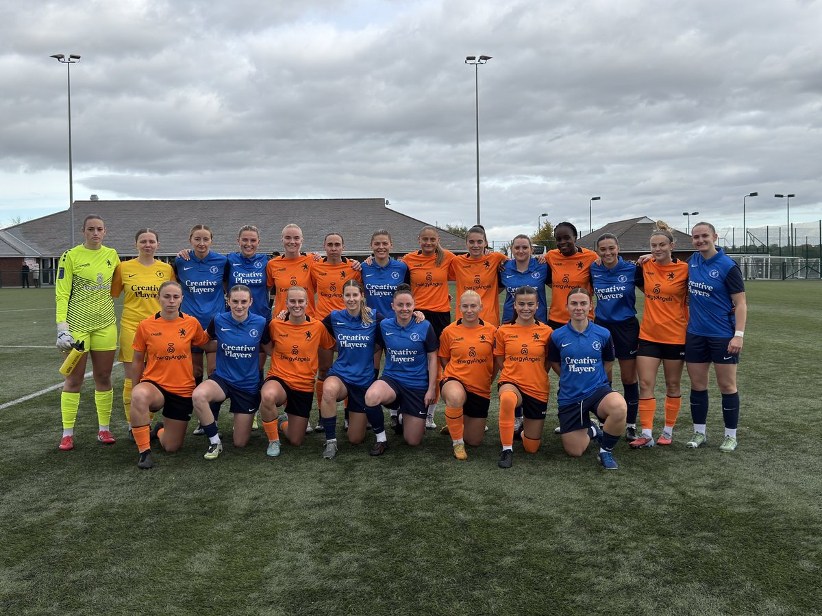 LiverpoolFeds's tweet photo. Ahead of today's kick-off, alongside @RugbyBoroughWFC we took a stand against racism in support of FA WNL player Kira Rai.

There is no place for racism in any area of life.

#NotInFootballNotEver | #NoRoomForRacism | #WeStandWithKira https://t.co/fvYdHIw0Ip