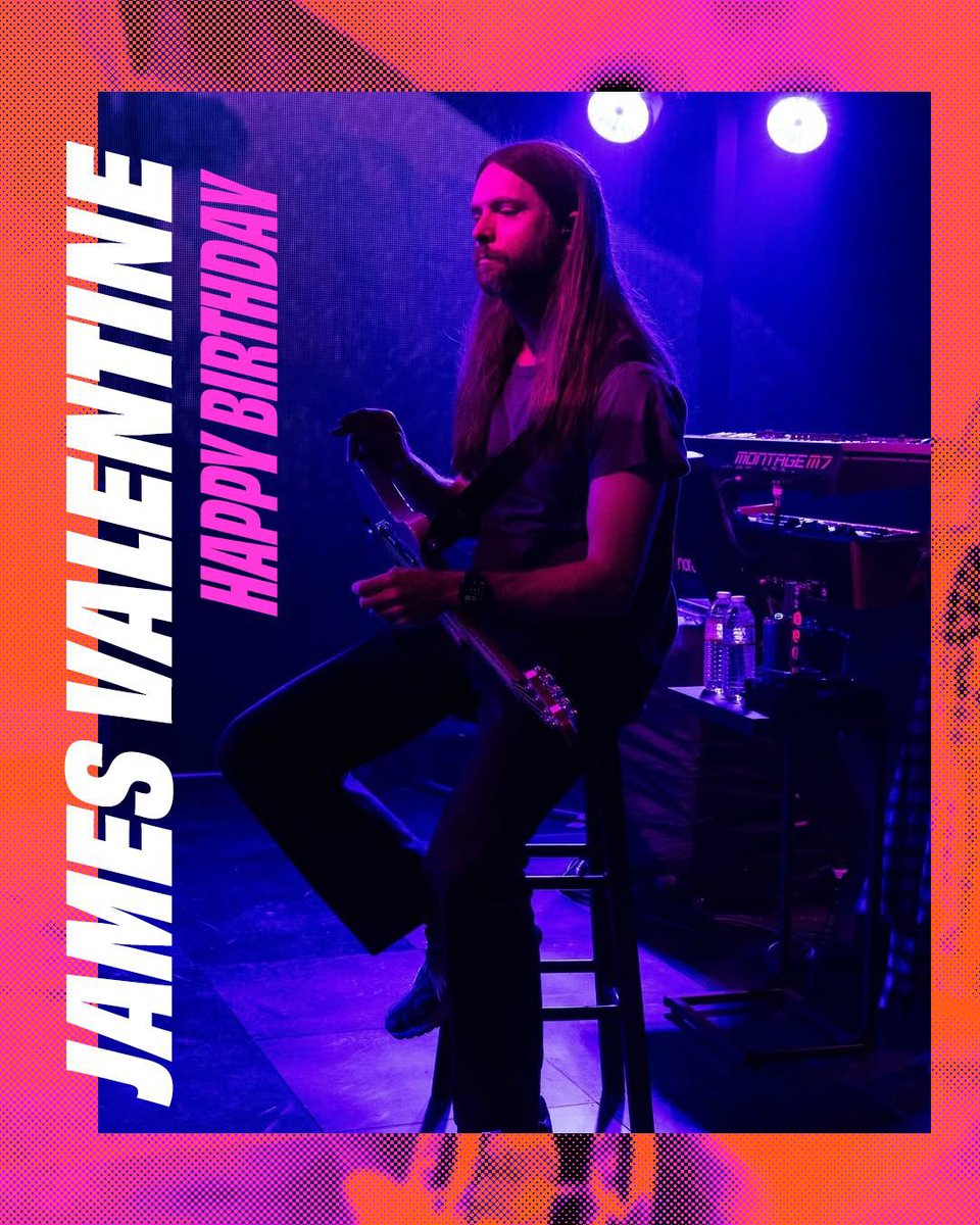 m5_brasil's tweet photo. Hoje o dia é todinho dele! 

Happy birthday @jamesbvalentine ❤️ https://t.co/zpStW9sHCk