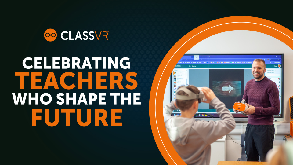 ClassVR's tweet photo. Happy World Teachers’ Day! 🌏
Today we honor the passion, creativity, and dedication of teachers around the world. Your guidance shapes minds, inspires curiosity, and makes a lasting impact on students’ lives.
#WorldTeachersDay #ClassVR #EdTech https://t.co/CVrgMNZ0rF