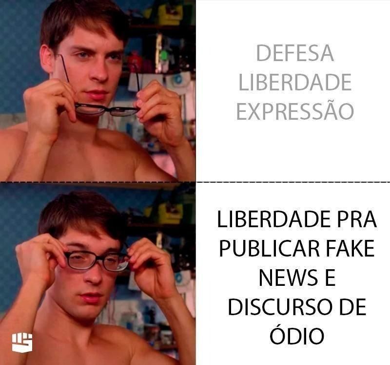 O discurso de "liberdade de expressão irrestrita" cai no minuto seguinte que assistimos aos novos acontecimentos da terra da "liberdade".