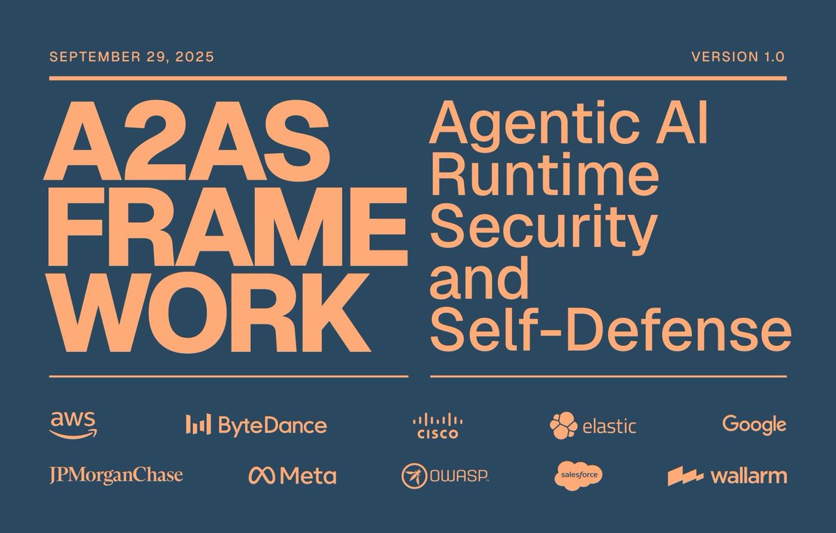 Siddhant_K_code's tweet image. Been diving into the A2AS paper since it dropped last week.
A2AS: the security layer AI agents actually need, think HTTPS for AI agents: behavior certificates, authenticated prompts, context-level defenses
Most interesting part? Using the LLM's own reasoning for security…