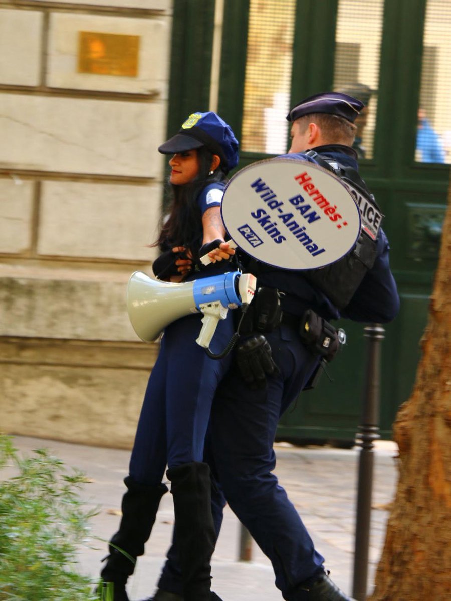 PETA_France's tweet image. Après 24 heures passées dans une cellule infecte, elle est enfin libre.
« Je n’arrêtais pas de penser aux animaux pendant que j’étais enfermée, et à quel point ils souffrent pour des sacs et d’autres accessoires dont personne n’a besoin. »
L’histoire sera de notre côté : la…