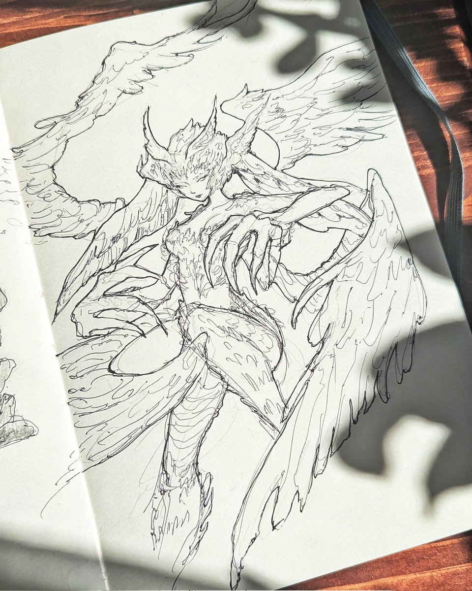 grayitta's tweet photo. day 5. harpy

#inktober https://t.co/vyuZ0VwGWL