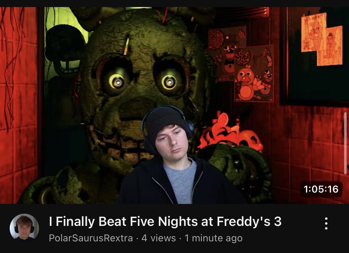 Fnaf 3 video is finally up

youtu.be/cXvNJ05ibx4?si…