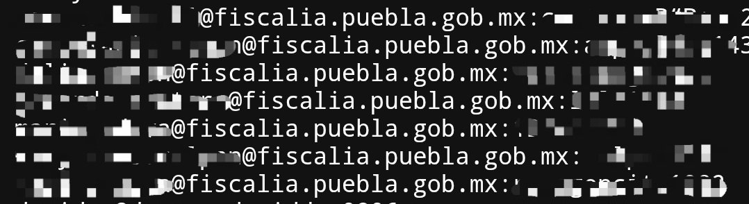 🔎| Filtran contraseñas de 93 mil correos de mexicanos... hay hasta de la Fiscalía de Puebla

Como ya es común, siguen filtrando credenciales de acceso de México en foros clandestinos. Esto es importante porque últimamente ha sido el principal vector de ataque.

Por ejemplo, en
