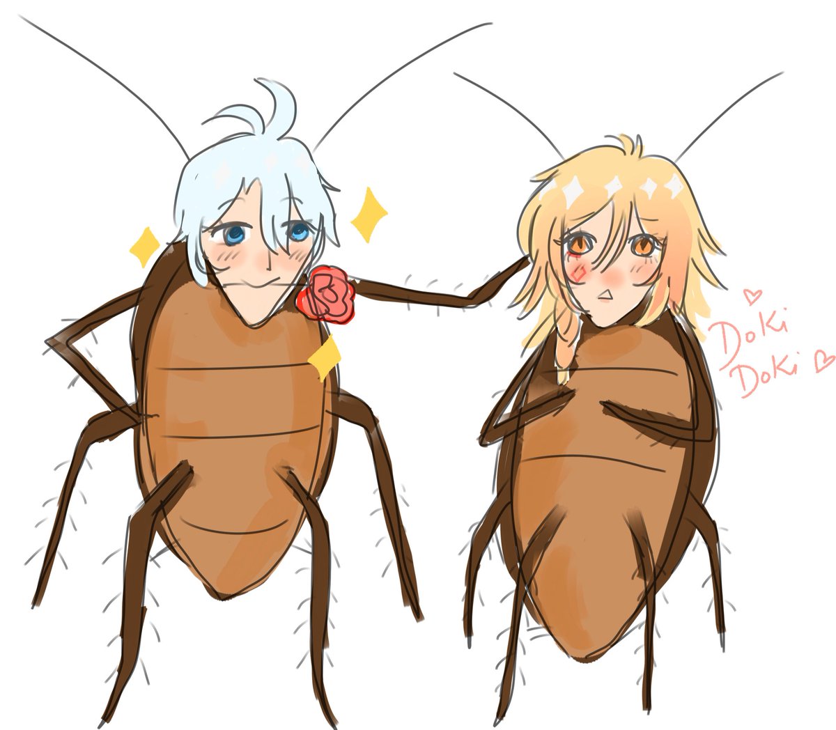 MYDEIM0S's tweet image. seme roachnon x uke roachdei