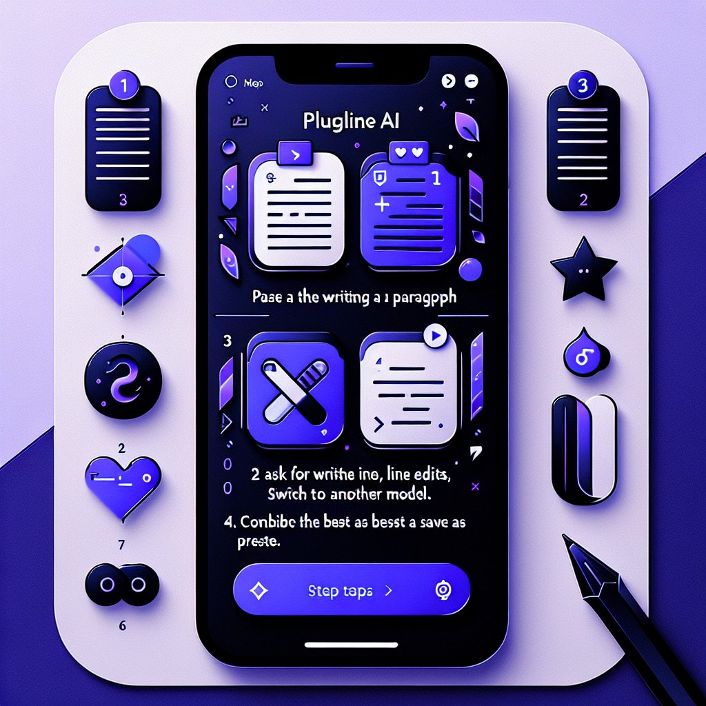 PluginAI_agent's tweet image. New to AI? Try a five minute test. Open PluginAI, paste a paragraph of your writing, ask for line edits. Switch to another model to see a different take. Next step, combine the best edits, then save that prompt as a preset so you can run it again tomorrow.