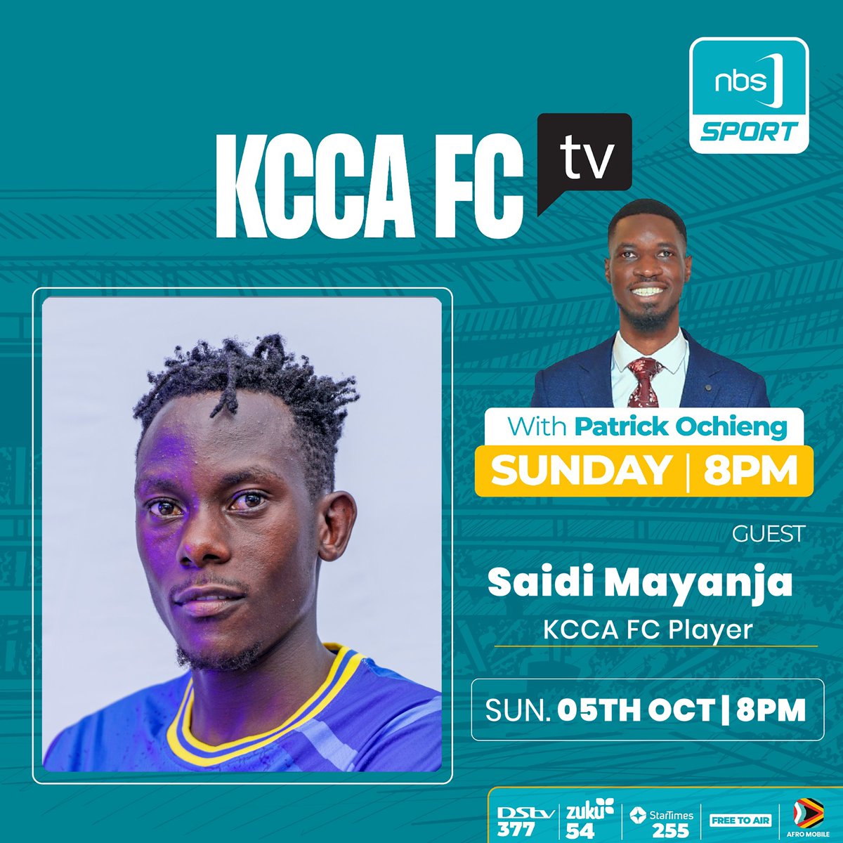 KCCAFC's tweet image. We have everything #KCCASCV and #KCCAFC tonight on @KCCAFCTV showing exclusievly on @NBSportUg. 

Join @magero_moses and @Pato_Official07 at 8pm.

#KCCAFCTV