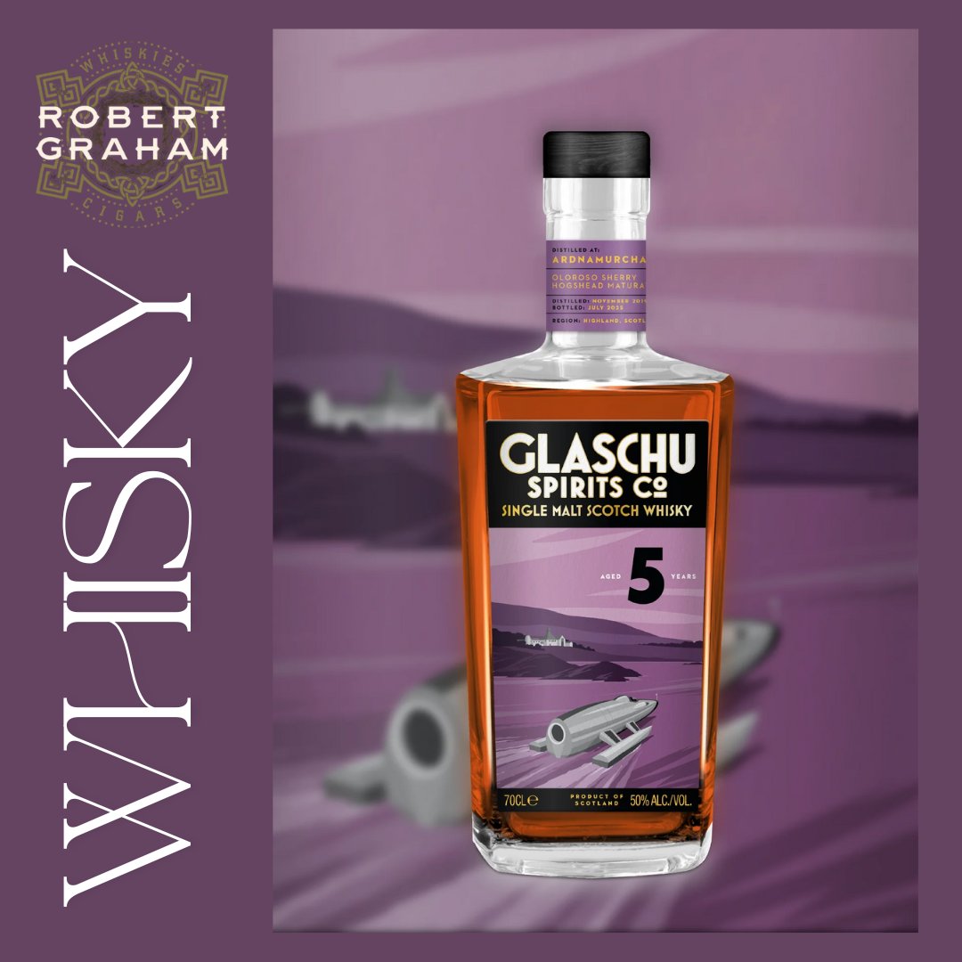 RGWhisky's tweet image. 🔥 Peat meets sherry in the Glaschu Ardnamurchan 5-Year-Old Oloroso Finish.
🥃 Roasted coffee, spiced fruitcake, and smoky embers.
💥 55.1% ABV. Non-chill filtered.

#Glaschu #WhiskyWithCharacter #RobertGraham1874