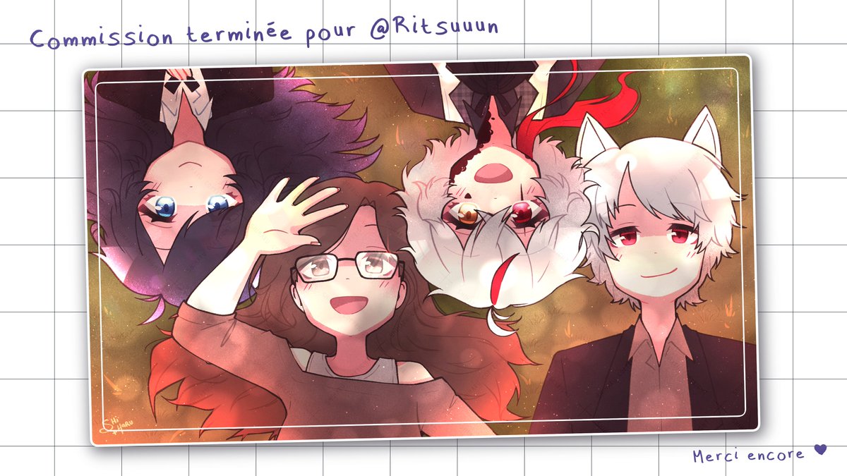 Commission terminée pour <a href="/Ritsuuun/">Hélène</a> 
Merci encore pour ta commande 💜