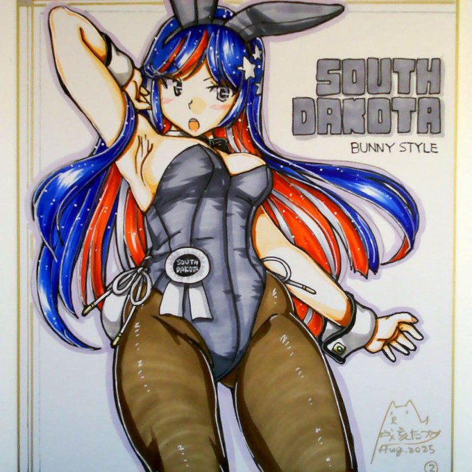 今夜出品する色紙 メリーランドは夏コミ出品が間に合わなかったので今回が初出 00:10出品予定