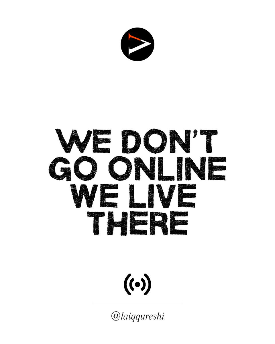 laiqqureshi's tweet image. "We don’t go online — we live there." 🌐
#DigitalAge #GenZMindset #TechCulture #laiqverse