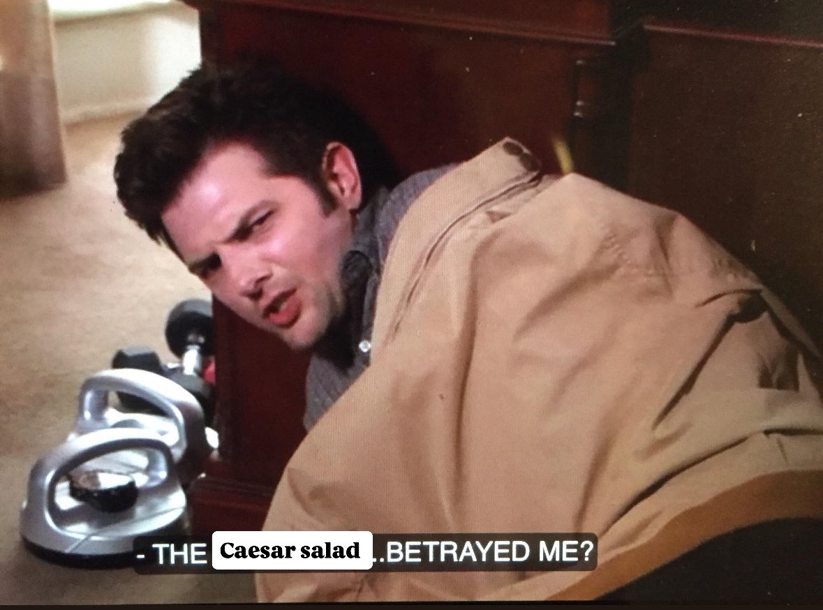 VictoriaBass's tweet photo. Had an allergic reaction after eating Caesar salad last night….please respect my privacy during this trying time https://t.co/dKe3WJfsDg