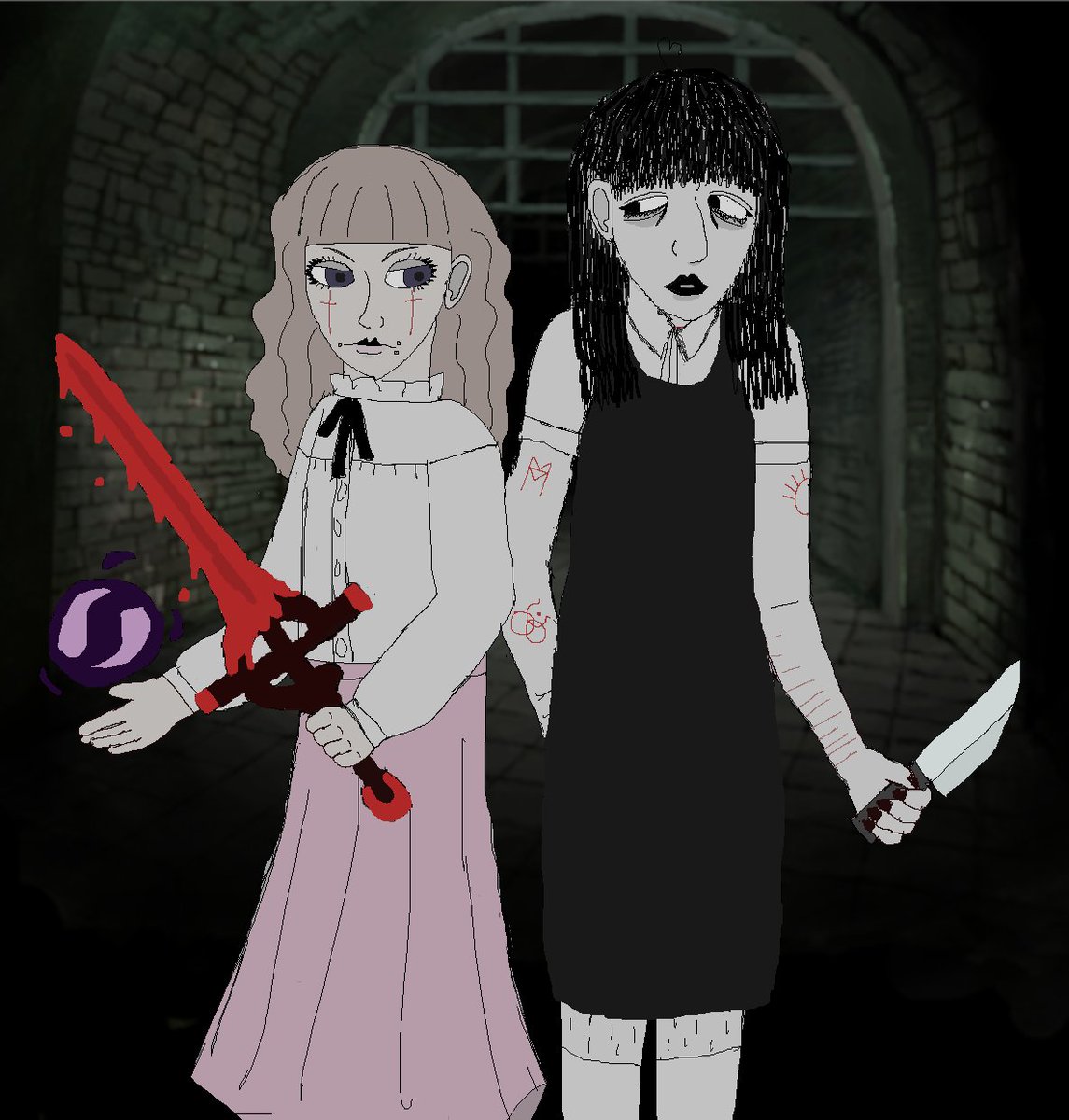 ventressluvr's tweet image. wait wait i improved some stuff aaaa #fearandhunger #fearandhungertermina #funger #samarina #samarie #marinadomek