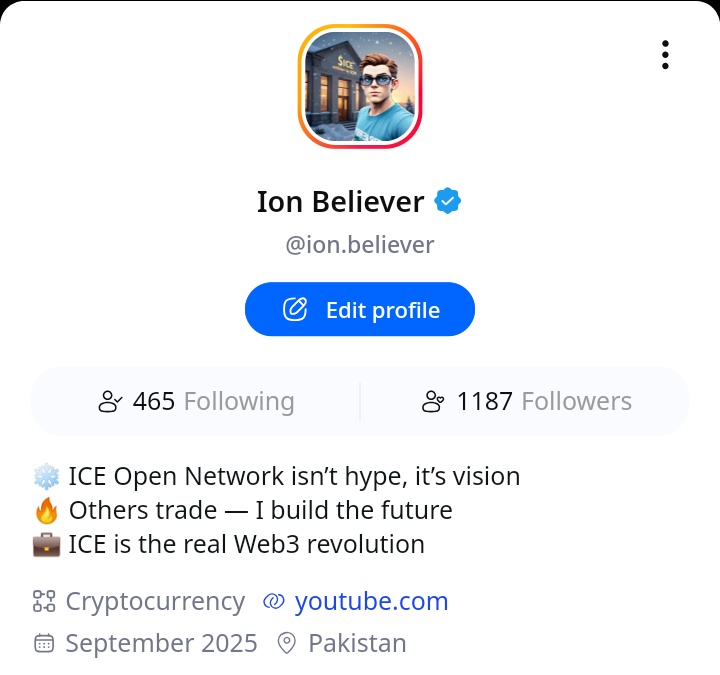 Tech_SalmanKhan's tweet image. Hello #ION believers 🎉
I’ve just crossed 1K+ followers on #OnlinePlus!
A big thanks to all my amazing supporters 🙌 — your trust keeps me going!

If you want to stay updated with real news and real learning, join me on Online+ 👇
Follow 👉 @ ion.believer

#IceOpenNetwork #ICE…