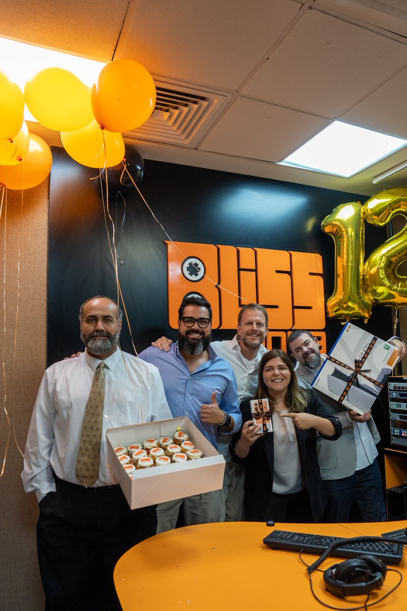 WIN WIN WIN with Bliss! 🎉
We’re celebrating 12 Years of Bliss with the biggest giveaways ever! 🧡
🎁 iPhone 17
🎮 PlayStation 5
💆‍♀️ 12 Offscape vouchers
🧁 A dozen cupcakes
Tune in, celebrate, and get your chance to win it’s a Bliss-filled birthday bash! 🎙️
#12YearsOfBliss #Radio