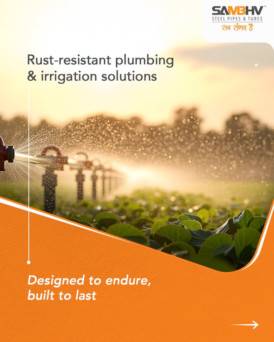 Sambhv_Steel's tweet photo. From farms to futuristic structures, Sambhv Steel delivers strength, durability, and innovation in every solution.
Building reliability for today, and resilience for tomorrow.
#SabSambhvHai #BuildingFuture #SambhvSteel. https://t.co/w0aBITCZDd