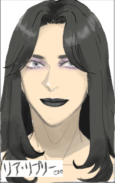 bananatips's tweet photo. 自由参加の絵チャでリア描いてた
初めて描いたからほぼ模写だね https://t.co/MmVlL5sbXR